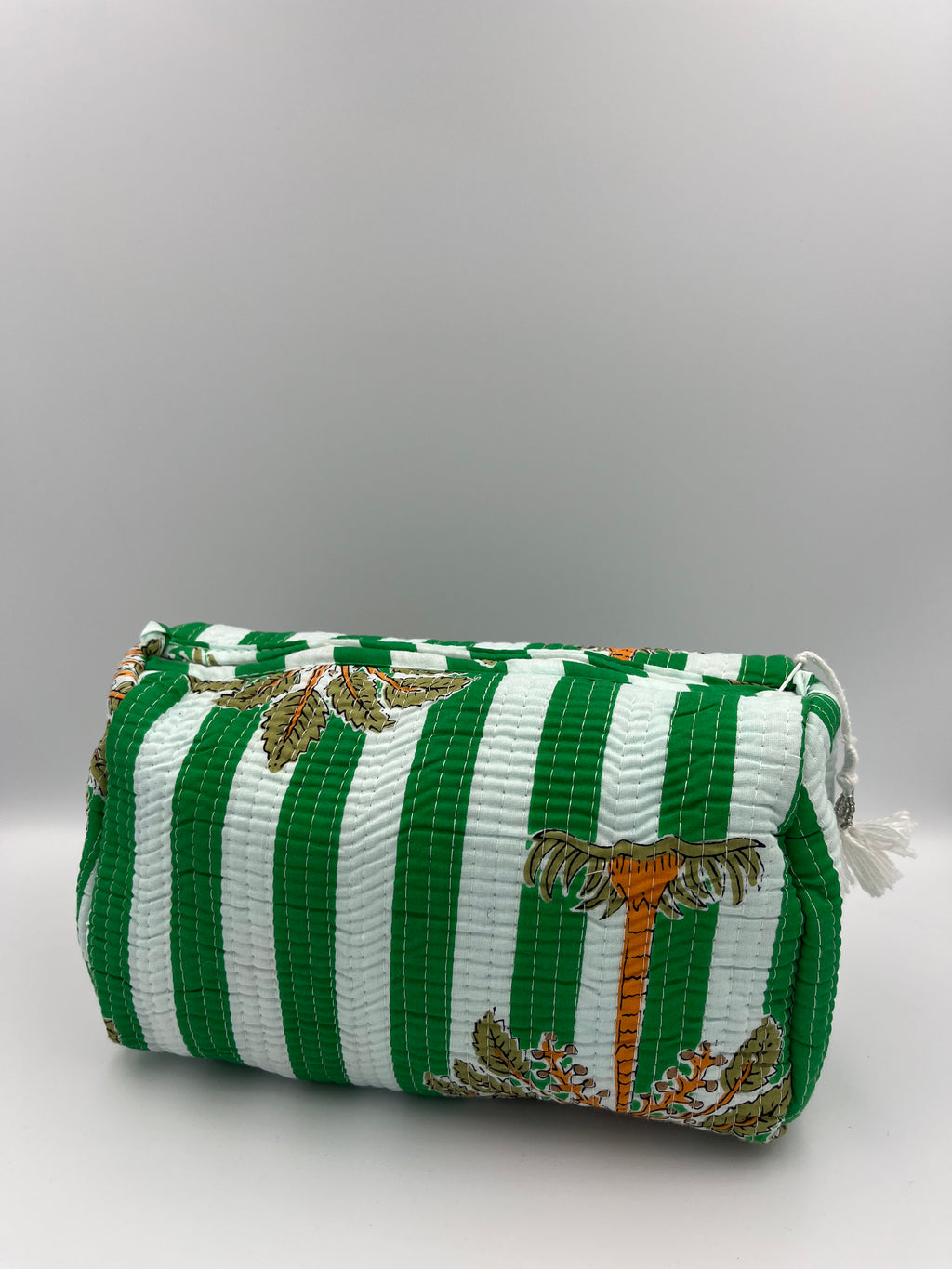 Toilettas – groen/wit – maat L