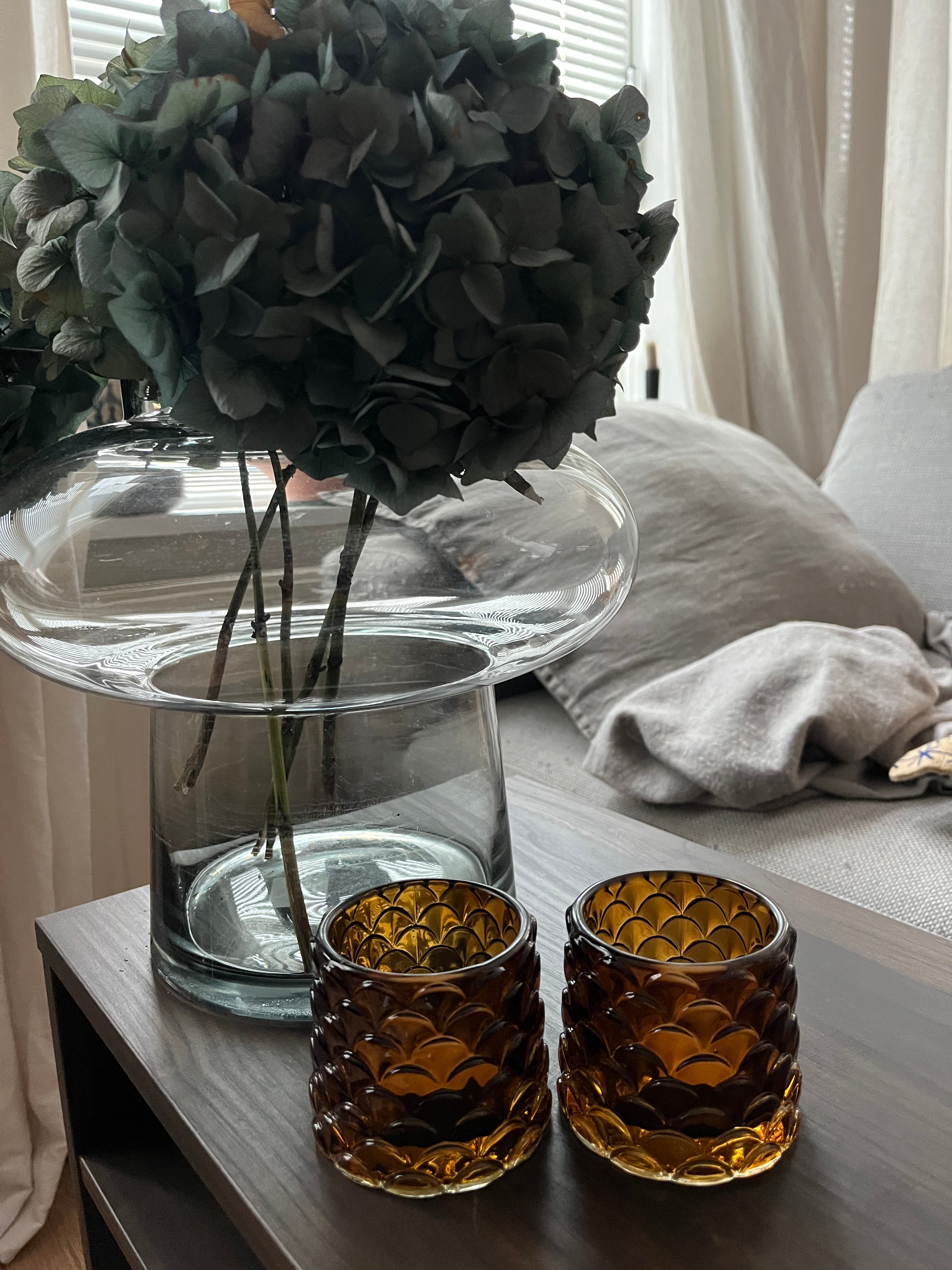 Waxinelichthouder Amber Glow