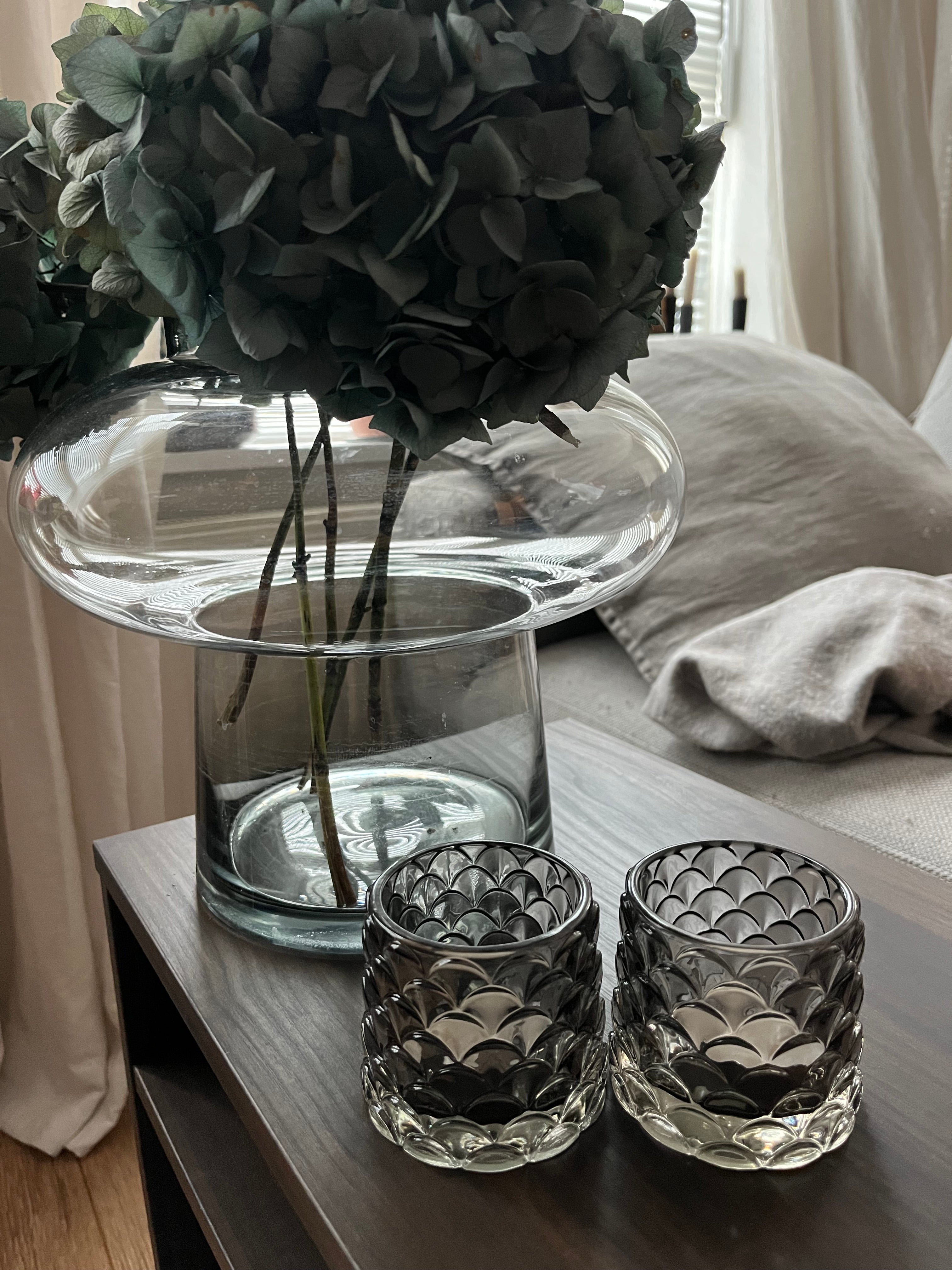 Waxinelichthouder Grijs