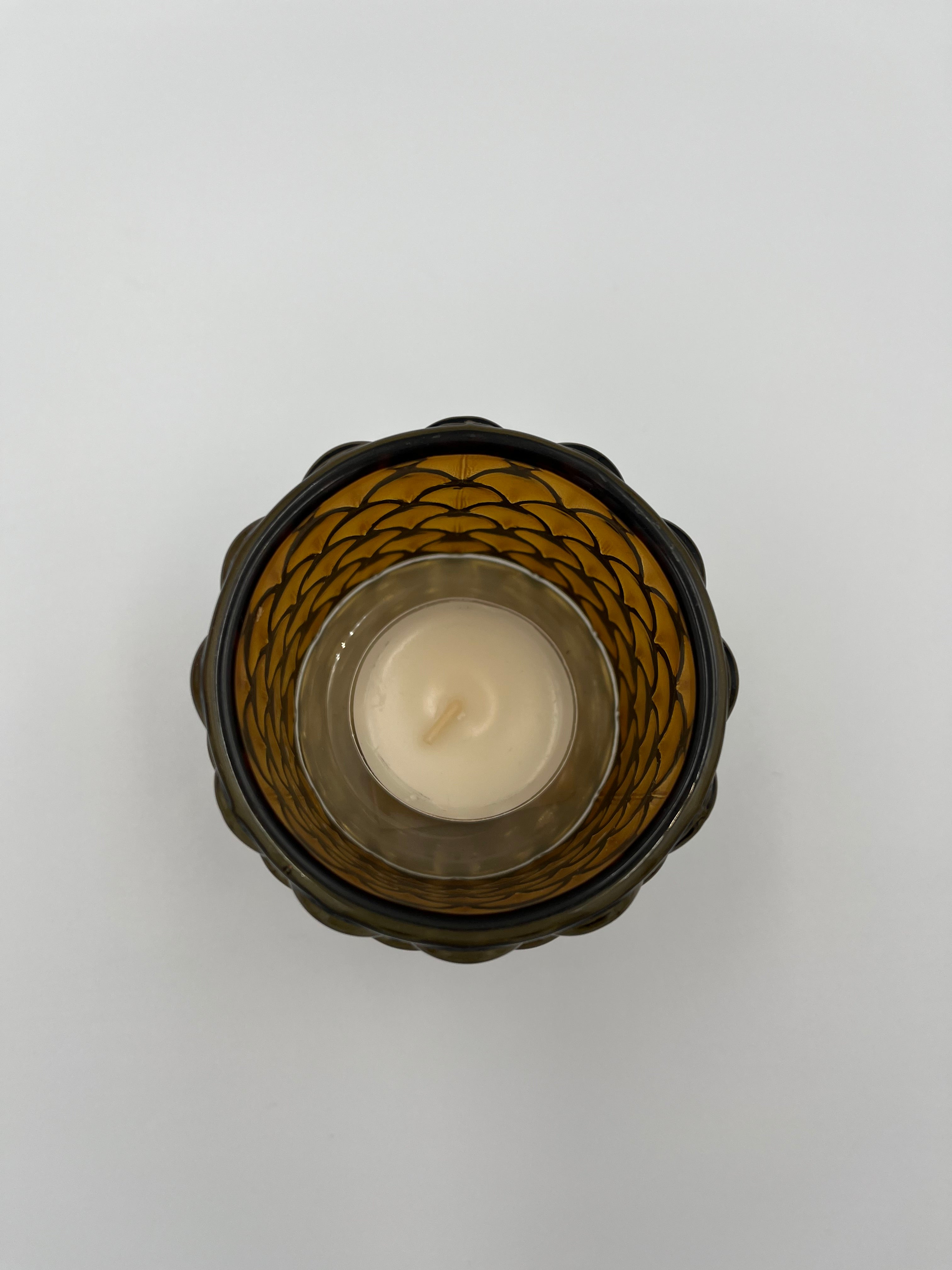 Waxinelichthouder Amber Glow