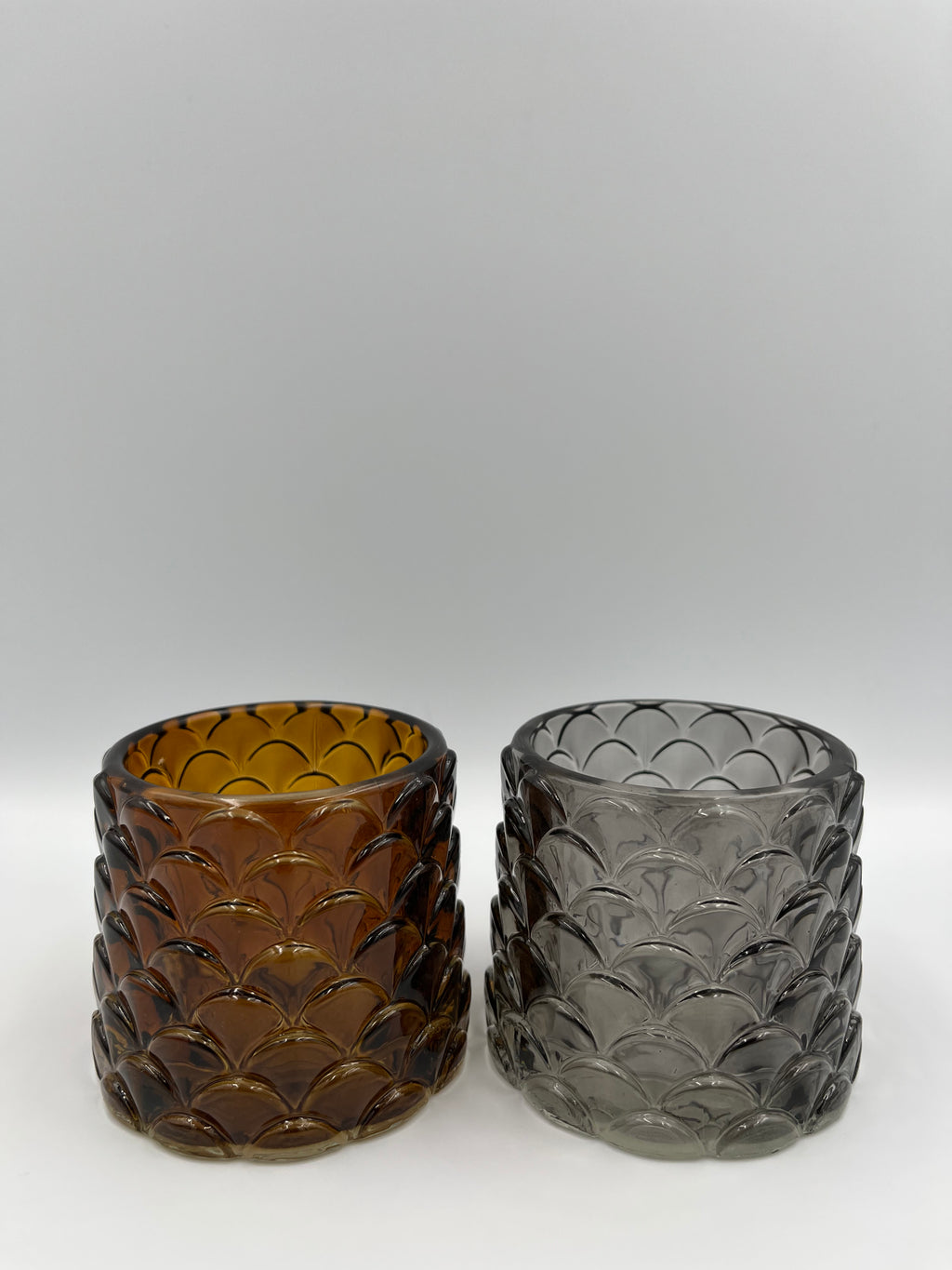 Waxinelichthouder Grijs