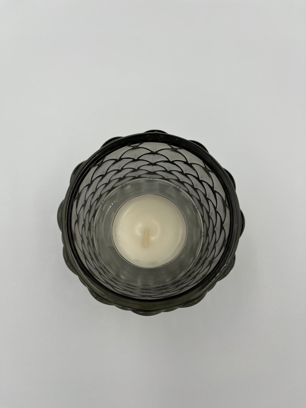 Waxinelichthouder Grijs