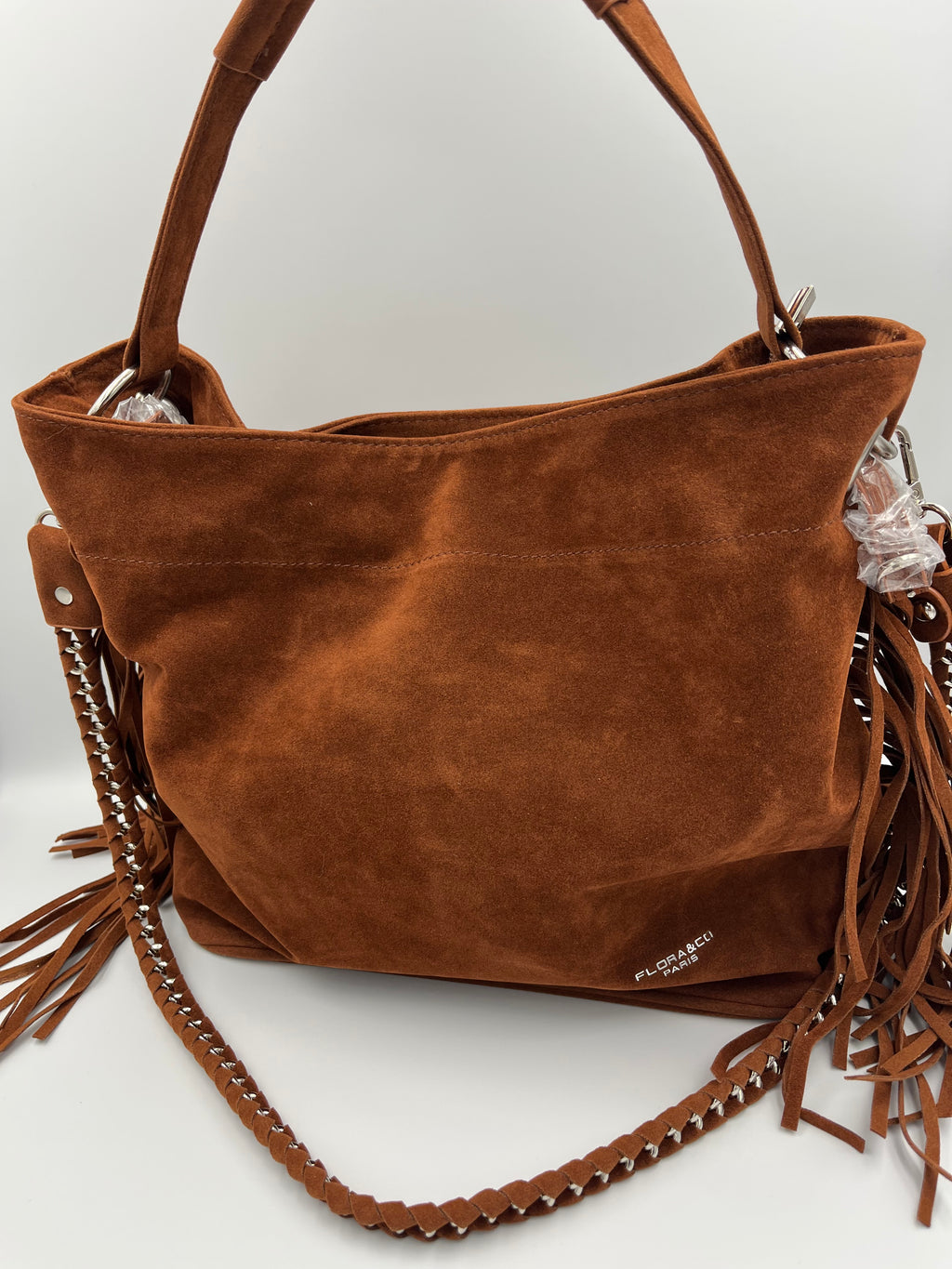Harper Bag – Cognac Suède Look