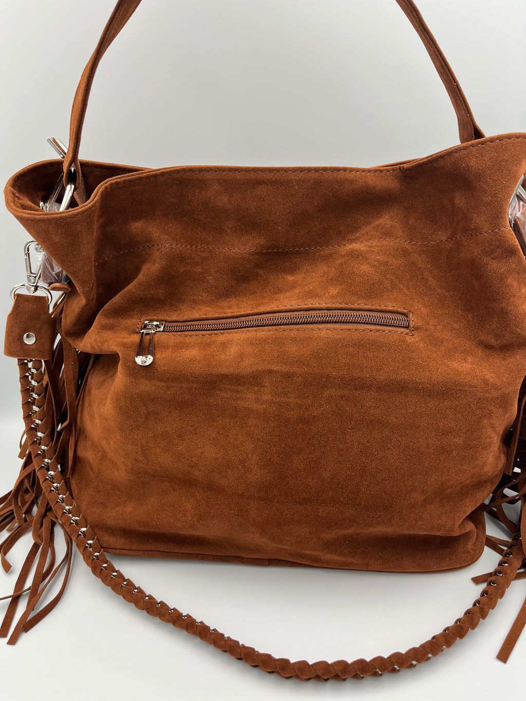 Harper Bag – Cognac Suède Look
