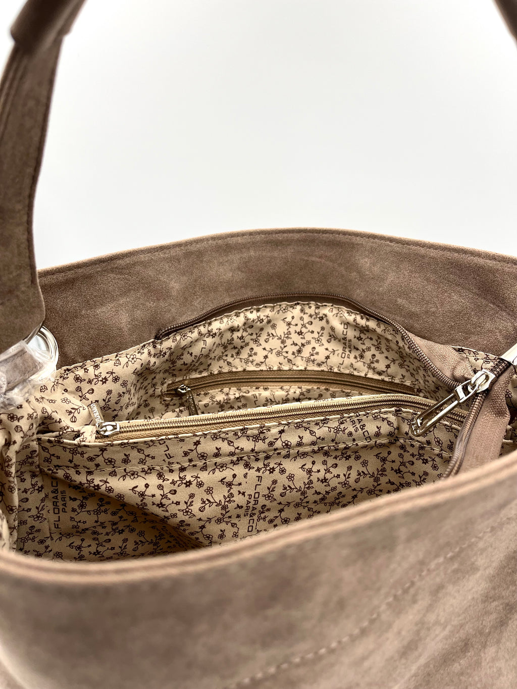 Harper Bag – Taupe Suède Look