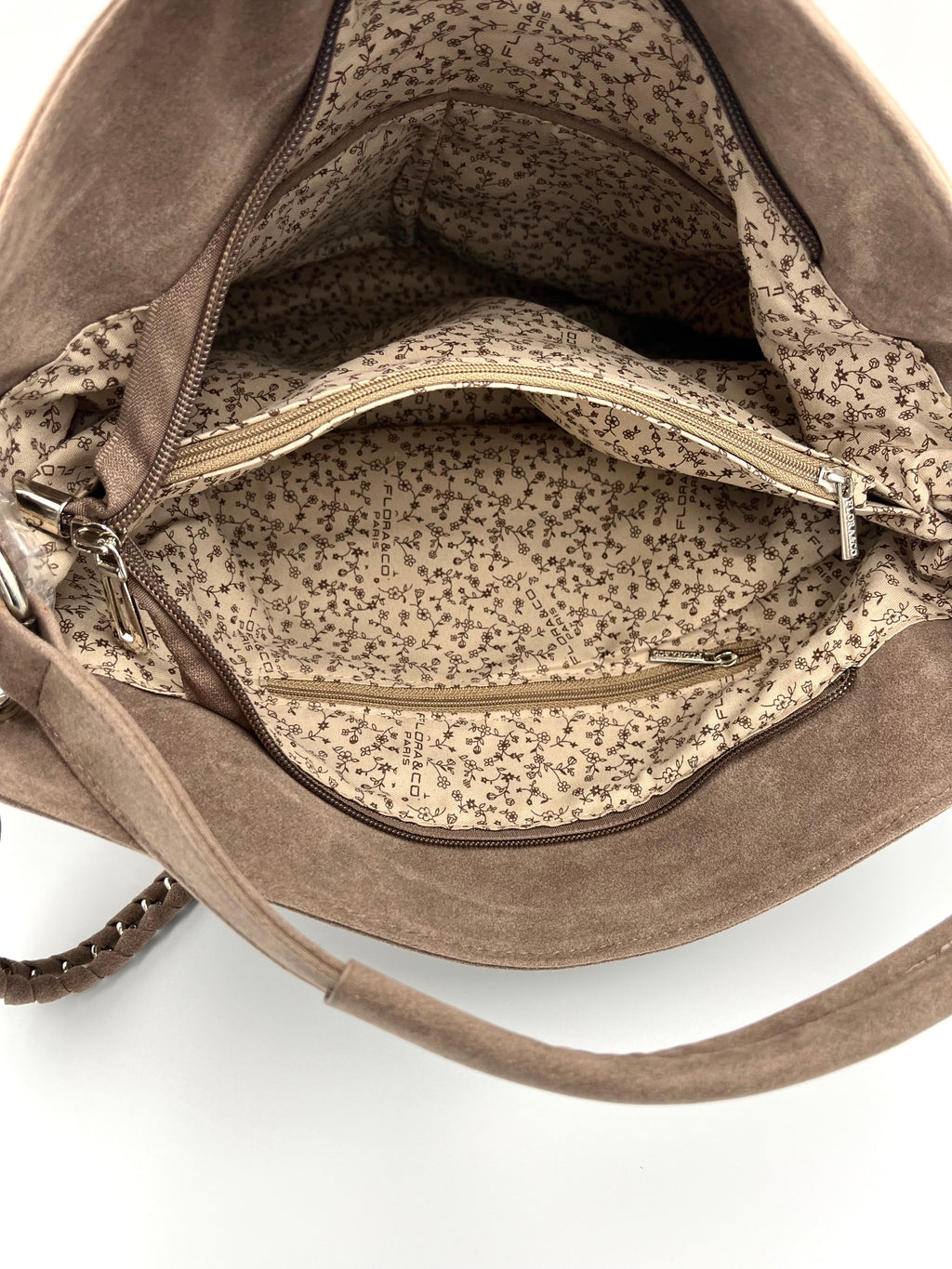Harper Bag – Taupe Suède Look