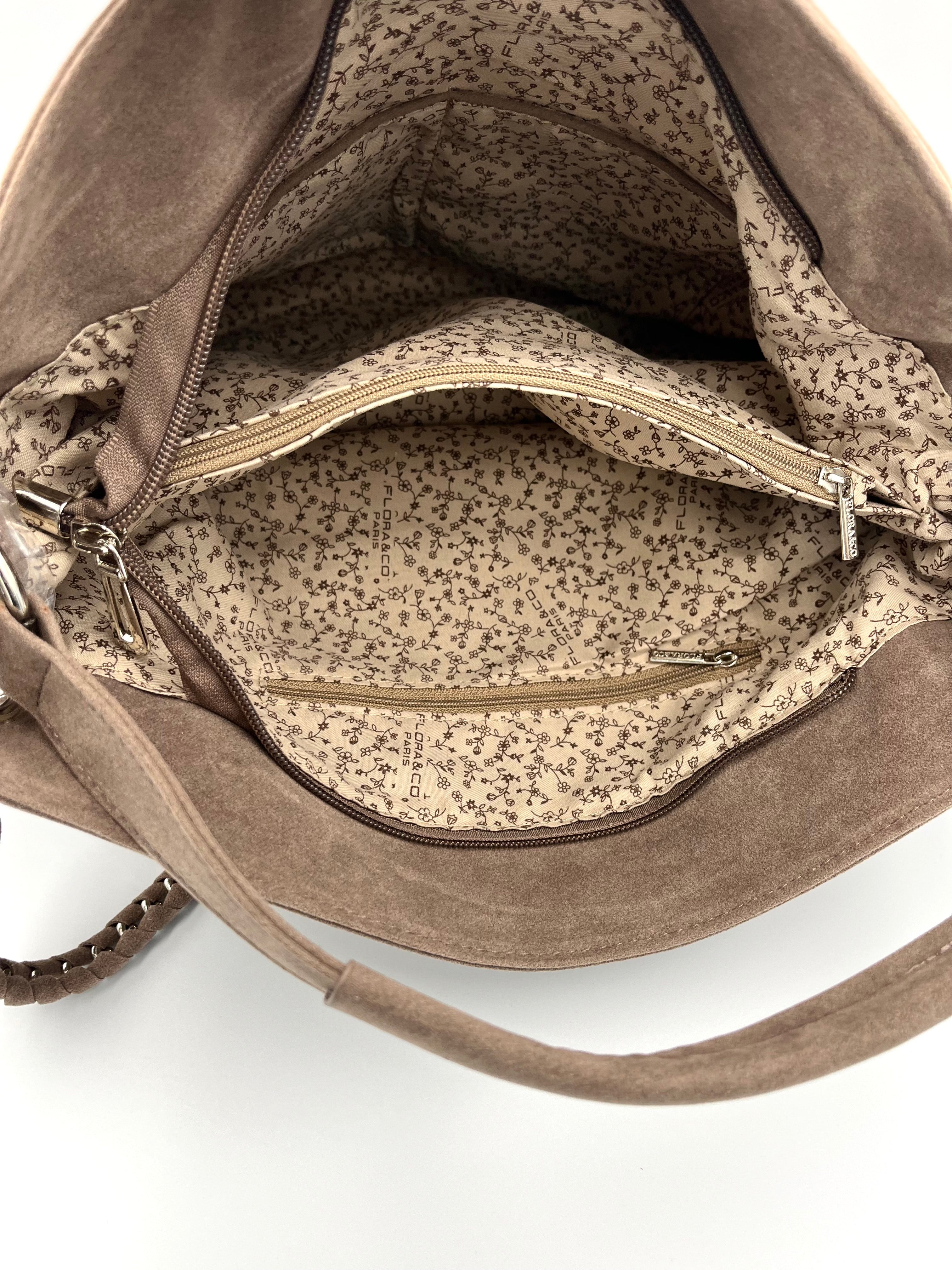 Harper Bag – Taupe Suède Look