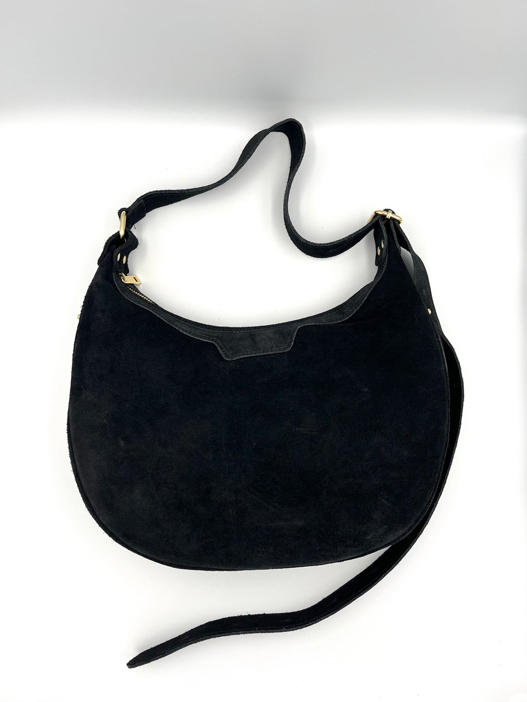 Jazz Bag – Suède Zwart - 100% echt leer