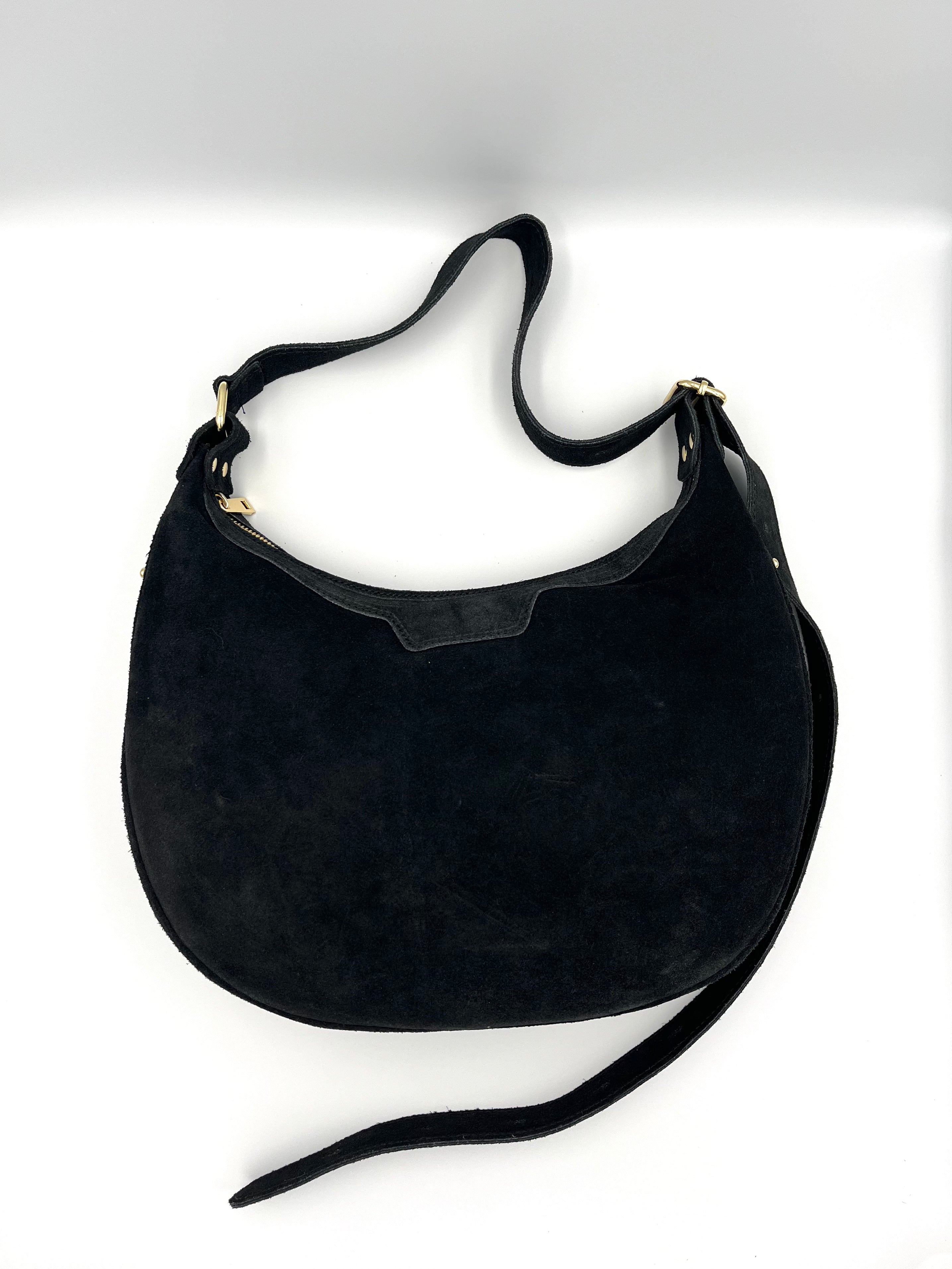 Jazz Bag – Suède Zwart - 100% echt leer