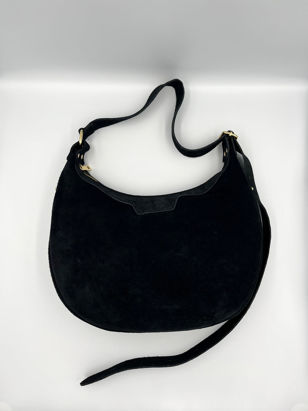 Jazz Bag – Suède Zwart - 100% echt leer